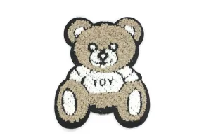 12 Pcs Small Bear Patch 3x2.6 Inch Iron On Patch Embroidery, Custom Patch, High Quality Sew On Badge for Denim, Applique, Peace Patches