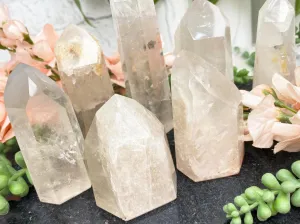 Amphibole Quartz Points