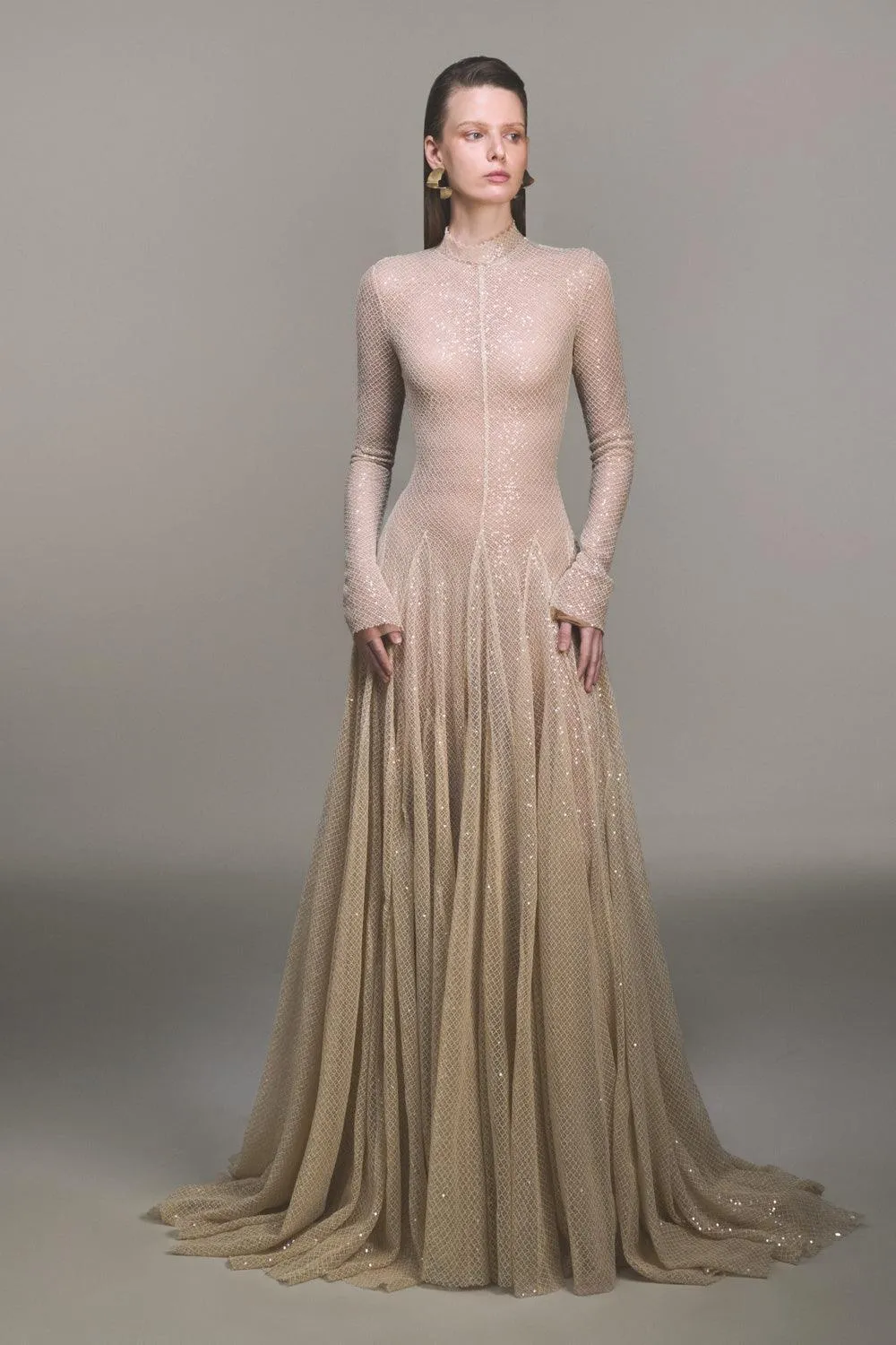 Beige Erytheia Dress