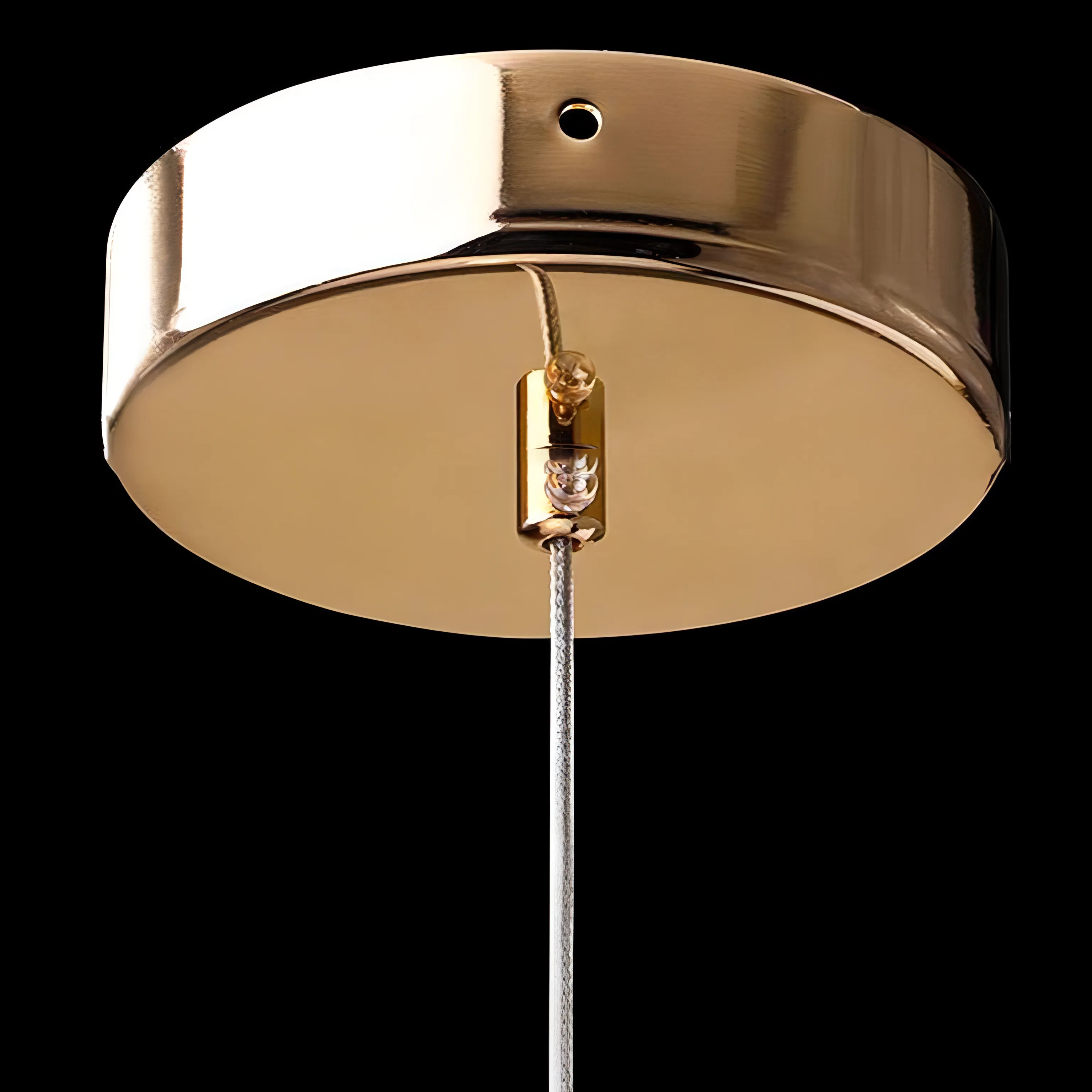 Breena - Modern Round Tube Patterned Glass Hanging Ceiling Light