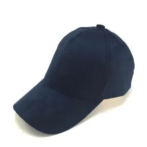 Classy Men Suede Cap Navy Blue