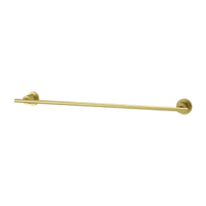 Contempra 26.5" Round Towel Bar in Brushed Gold