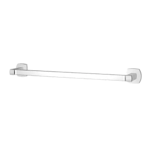 Deckard 20.03" Flat Square Towel Bar in Polished Chrome