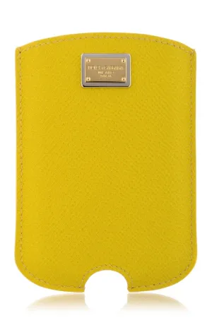 Dolce & Gabbana GIALLO Leather Blackberry / Samsung Case