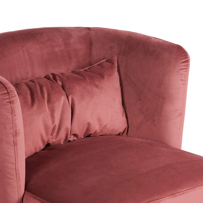 Fabric Armchair - Elegant Plum