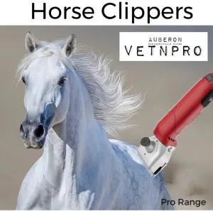 Horse Clippers Pro Range 150W Slim design lightweight >10000 hrs working life