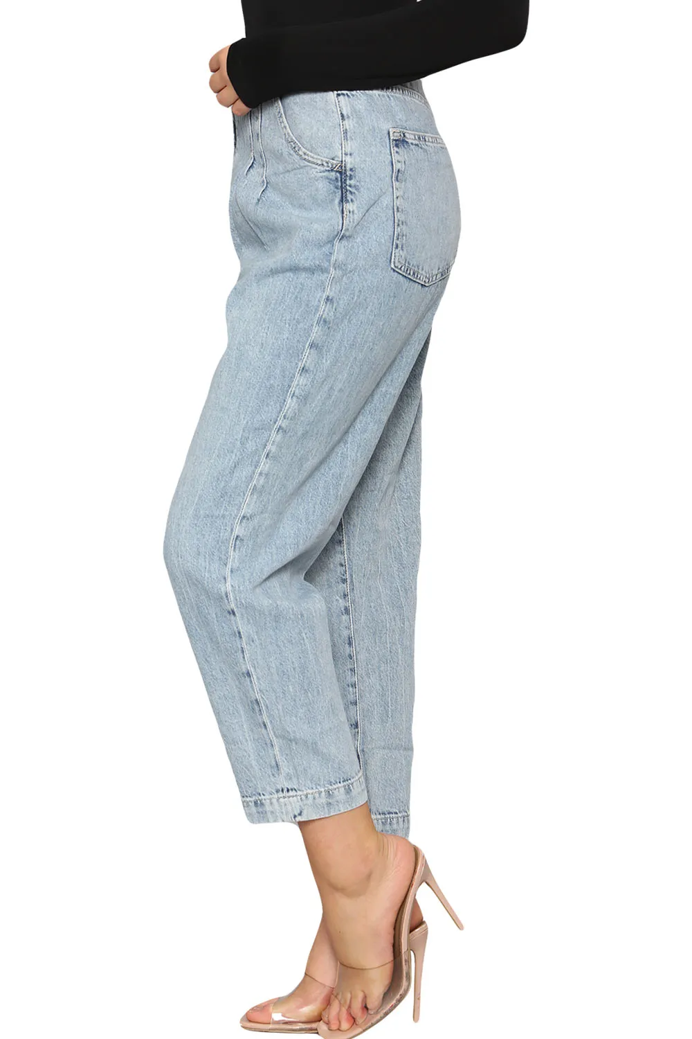 Ladies Denim Loose Fit Jeans