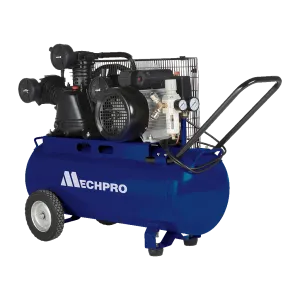 Mechpro Blue 60L Heavy-Duty 3.5HP Belt Drive Industrial Air Compressor - MPB3560