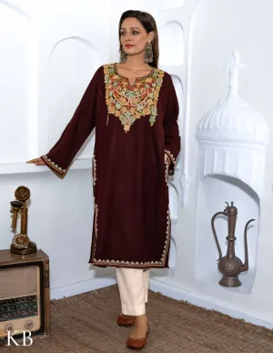 Rang-e-Khizan Mulberry Floral Pastel Aari Phiran