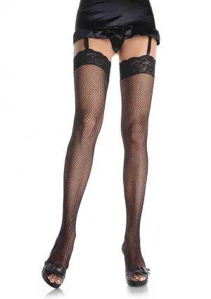 Sloane Fishnet Thigh Highs