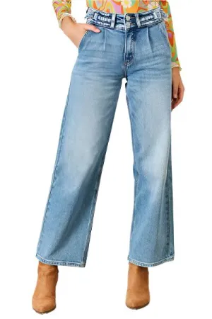 TEEK - High Waist Wide Leg Jeans