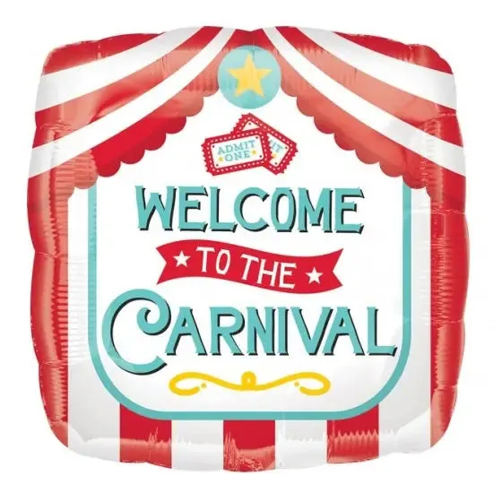 Welcome to the Carnival Foil Balloon