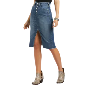 Wrangler Women's Denim Medium Wash Skirt